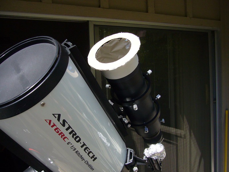 Solar filter on Stellarvue 80mm 